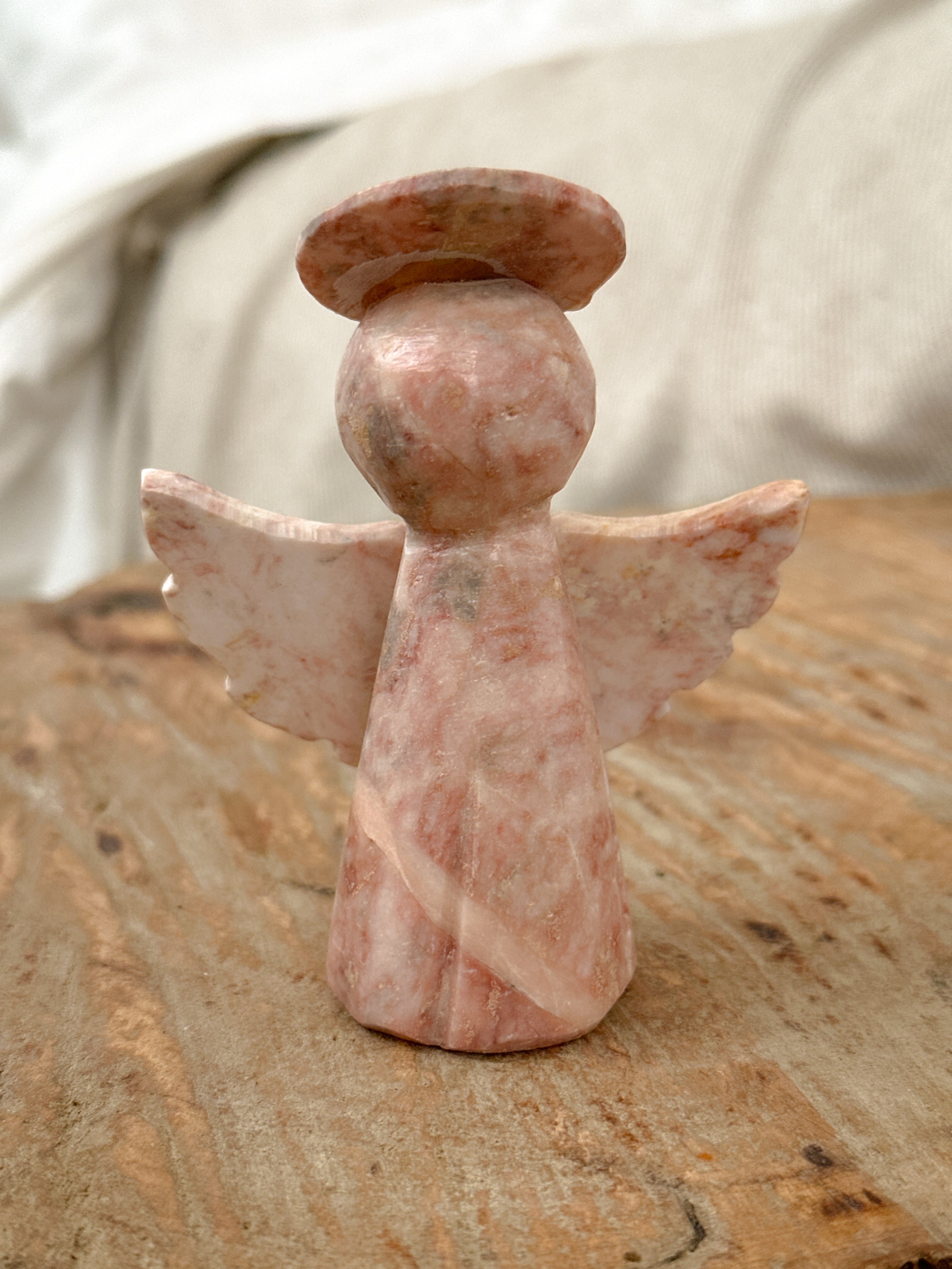 PRE-ORDER Pink Marble Angel Fiesta Favor