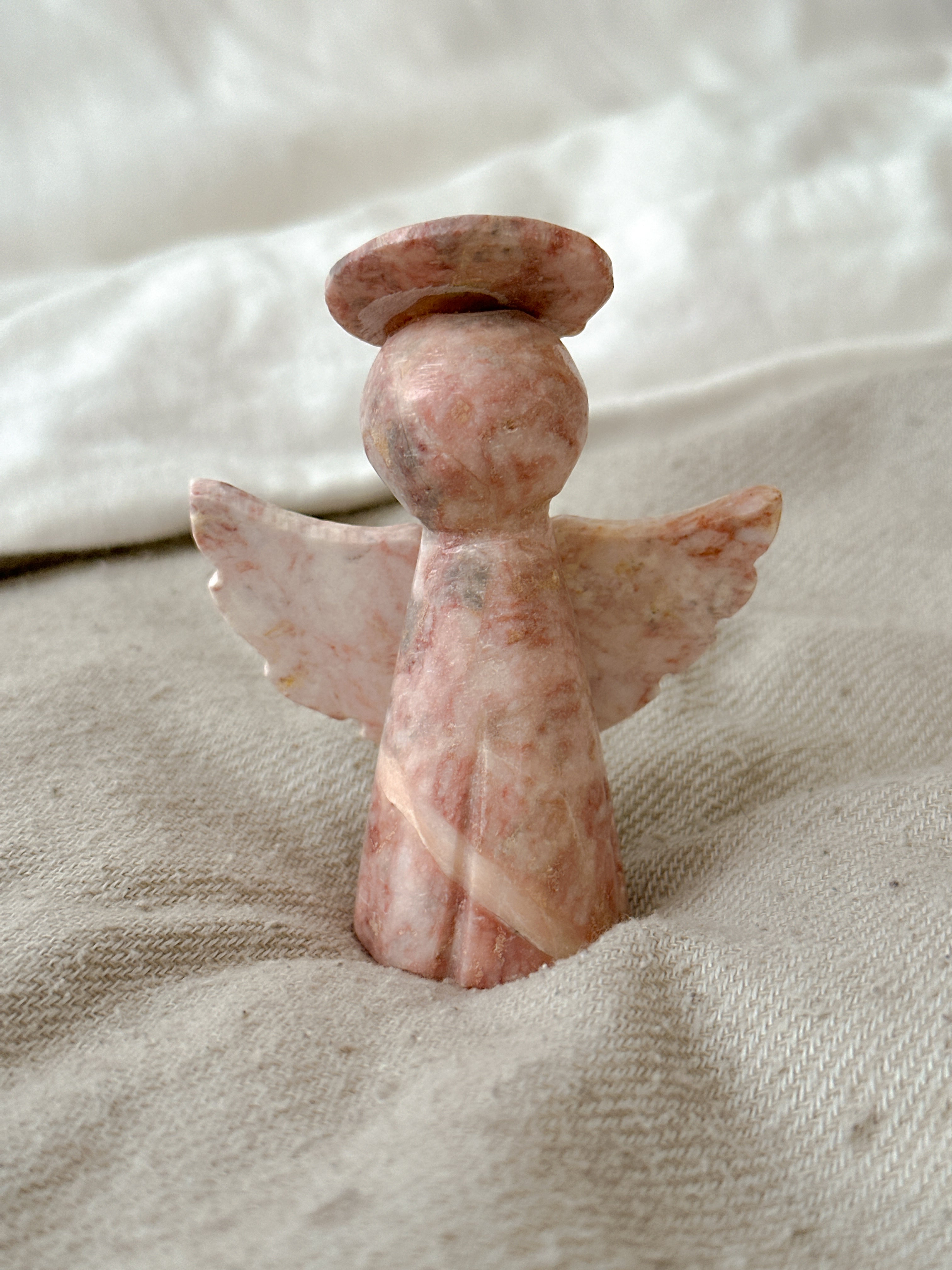 PRE-ORDER Pink Marble Angel Fiesta Favor