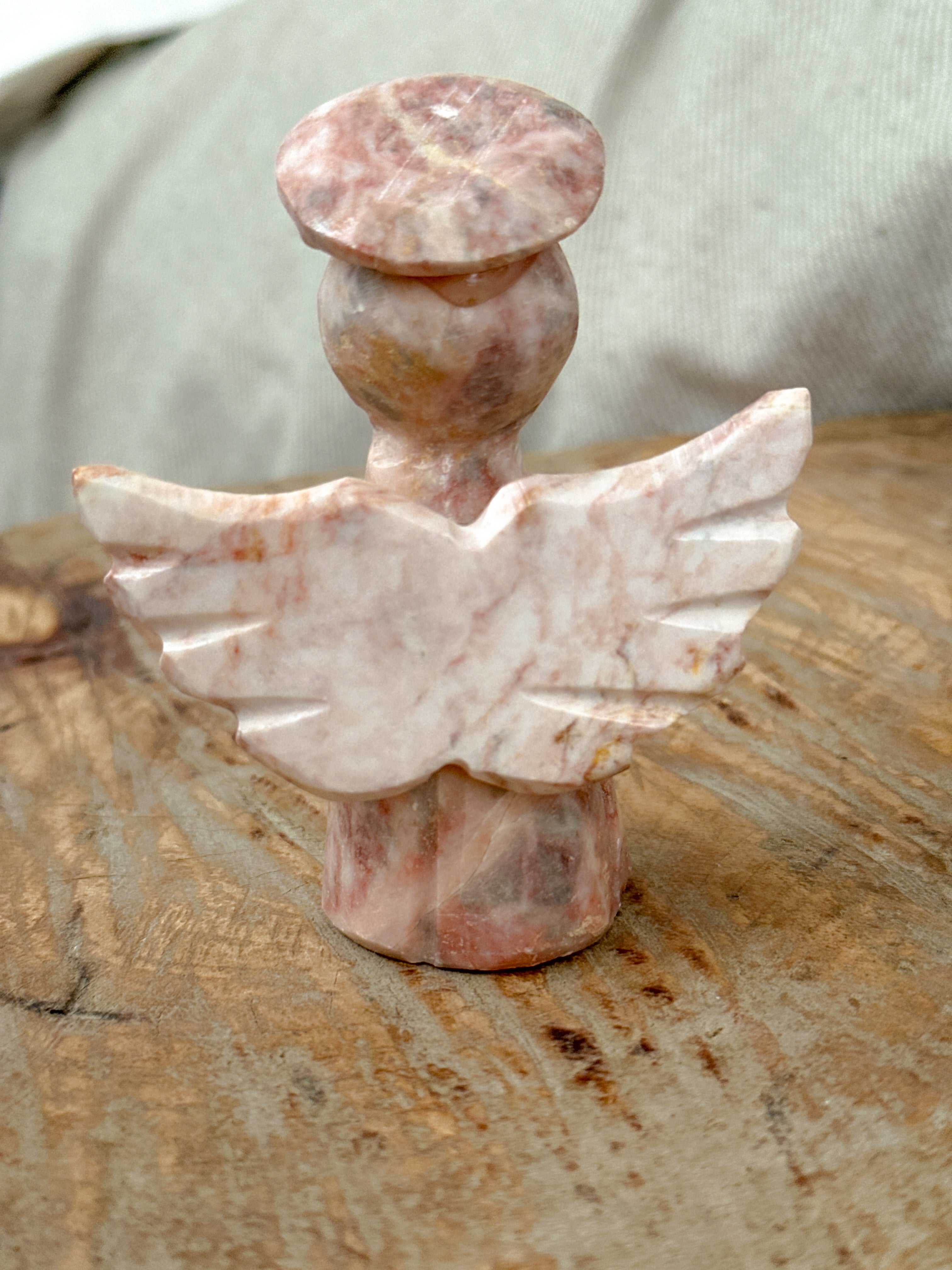 PRE-ORDER Pink Marble Angel Fiesta Favor