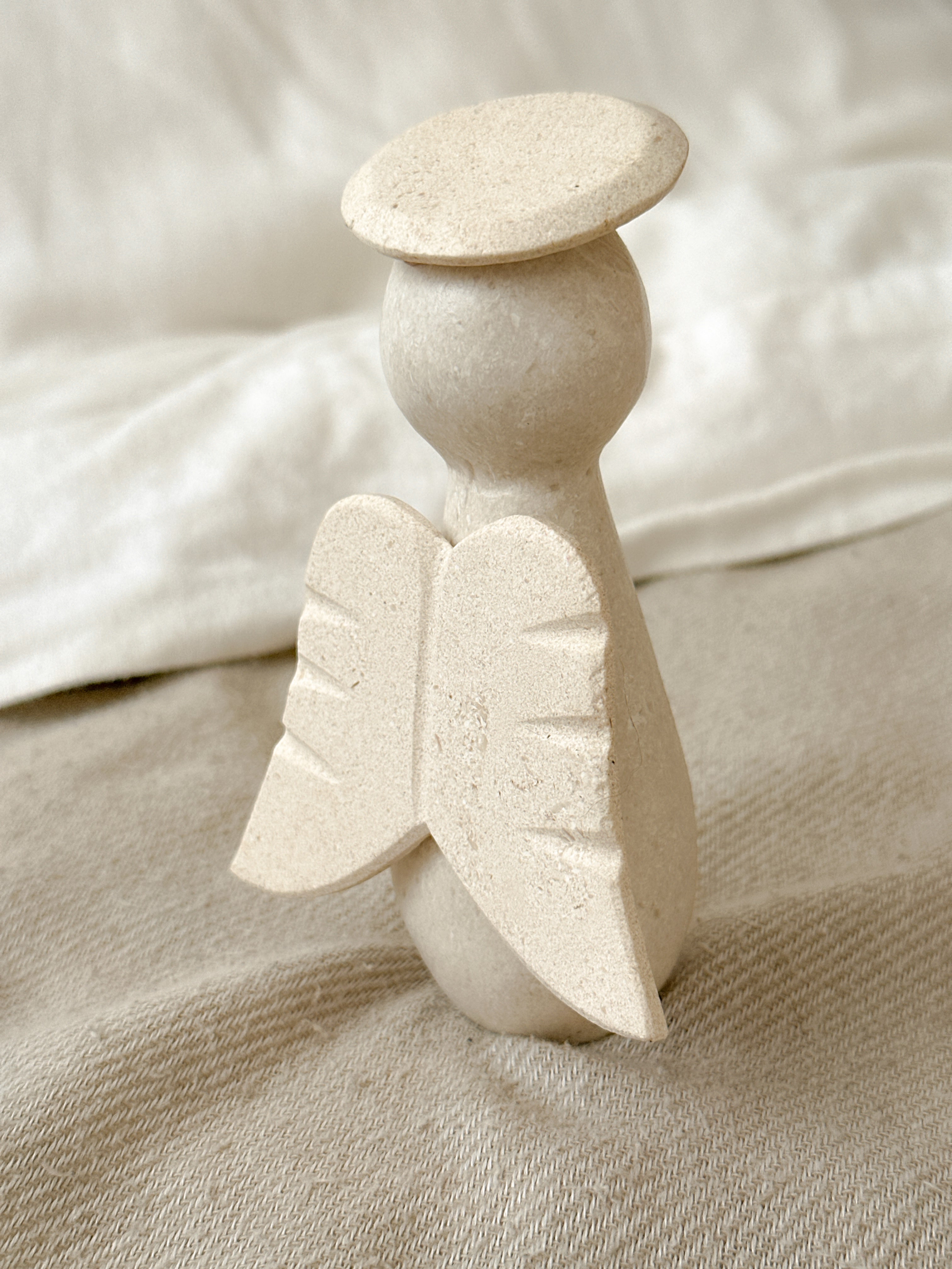 PRE-ORDER White Marble Angel Fiesta Favor