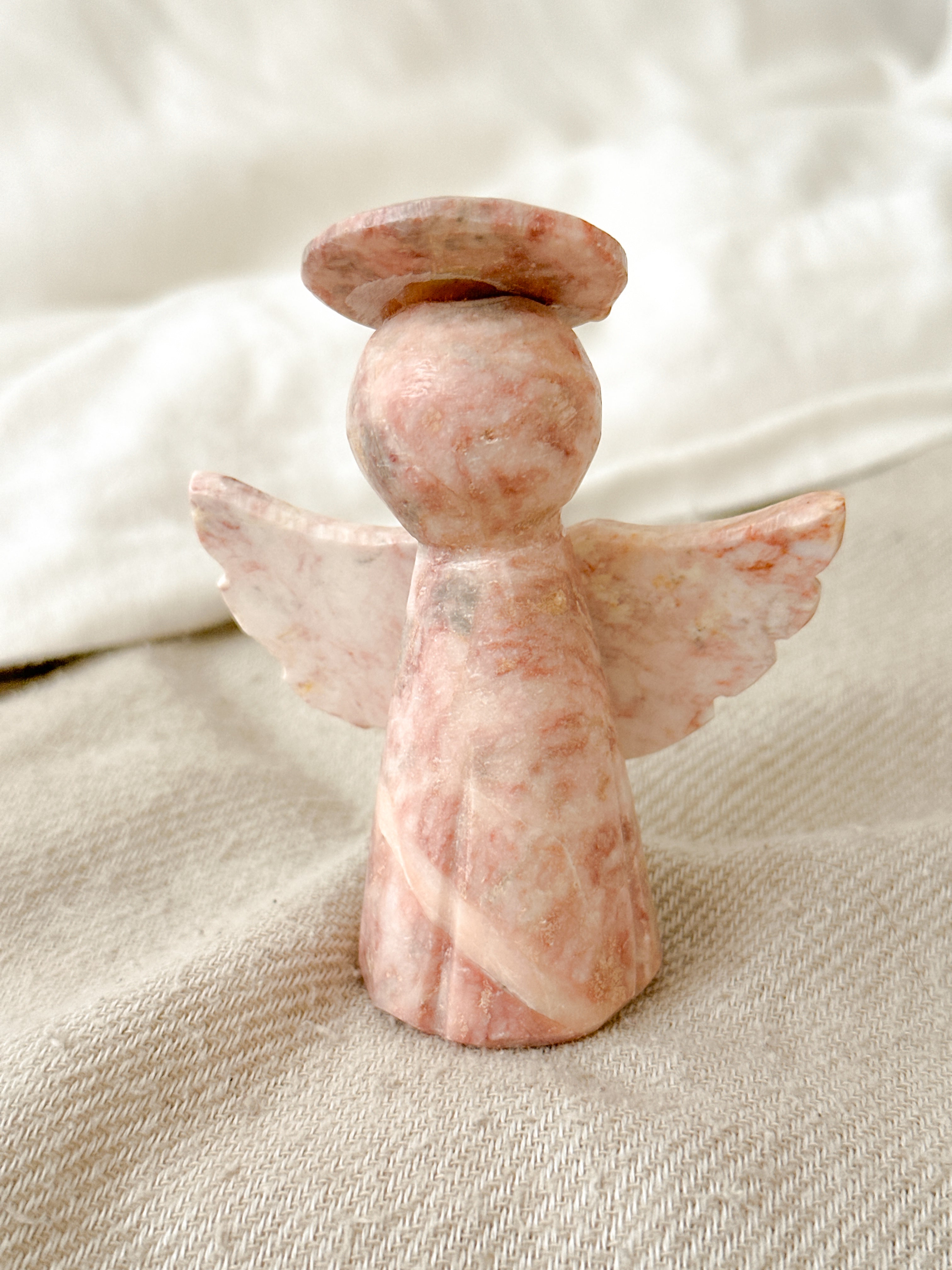 PRE-ORDER Pink Marble Angel Fiesta Favor