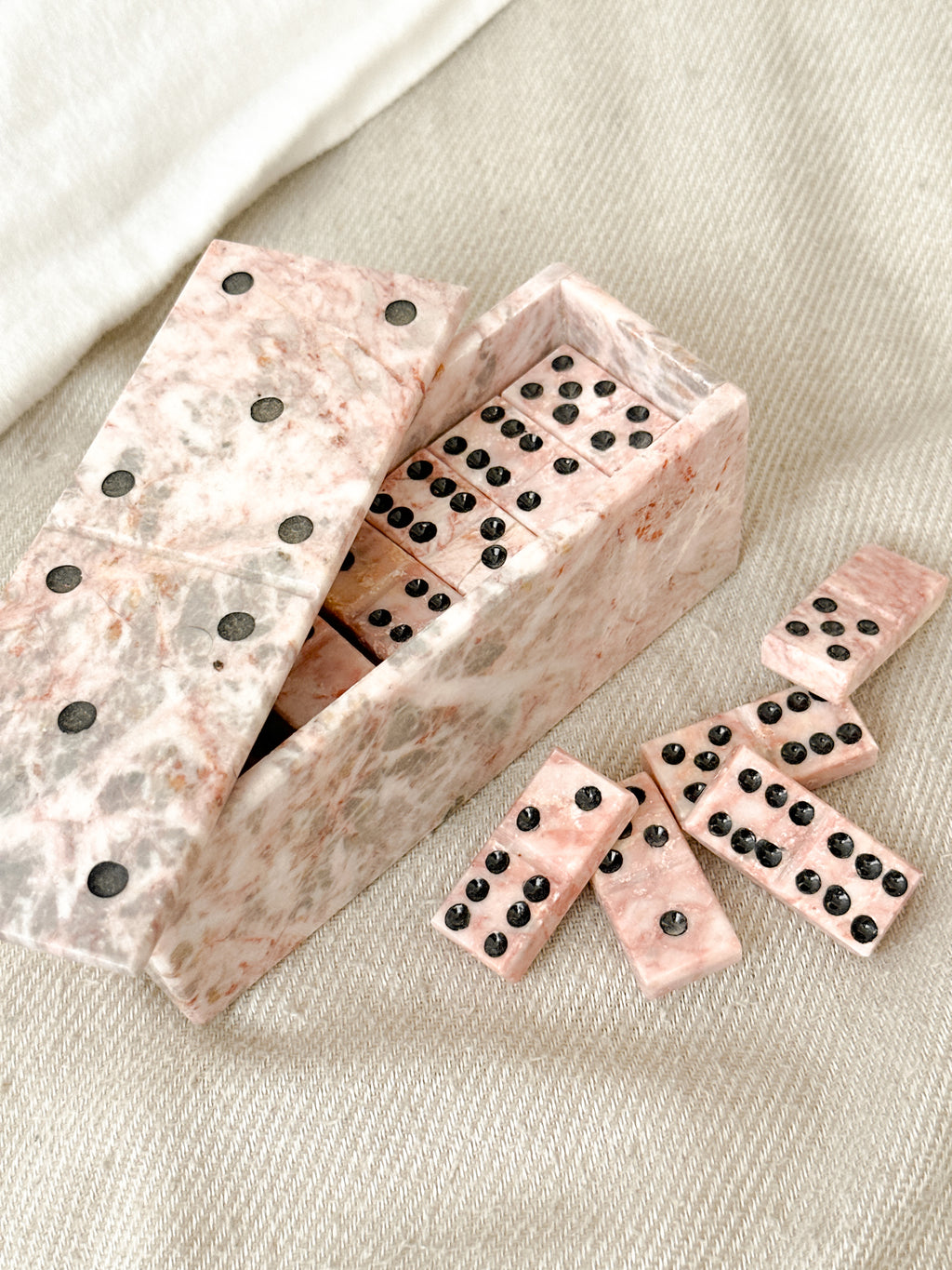 Pink Marble Domino
