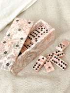 Pink Marble Domino