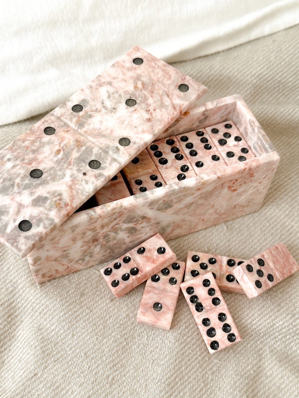 Pink Marble Domino