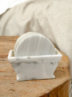 Marble Coasters Set