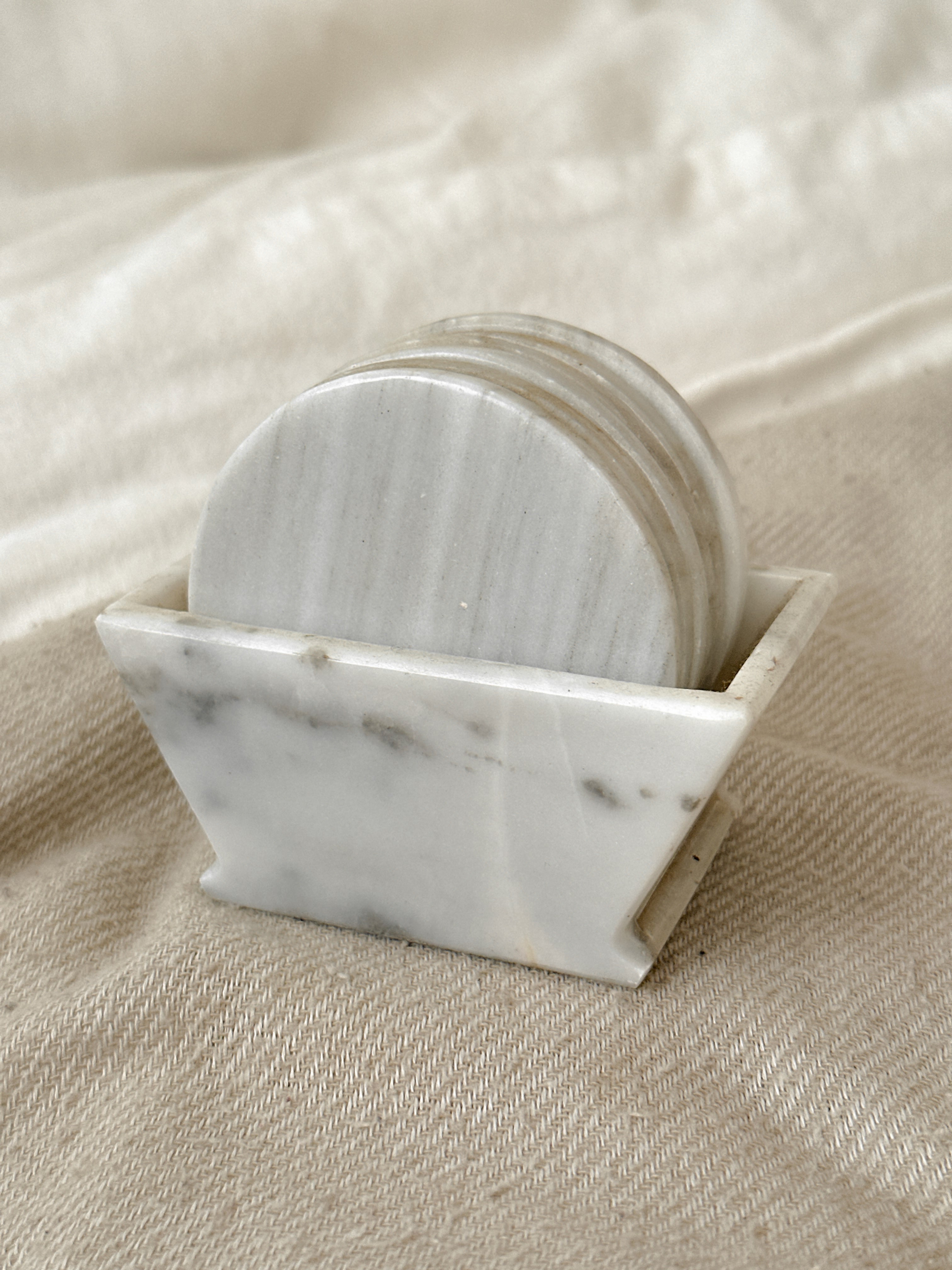 Marble Coasters Set