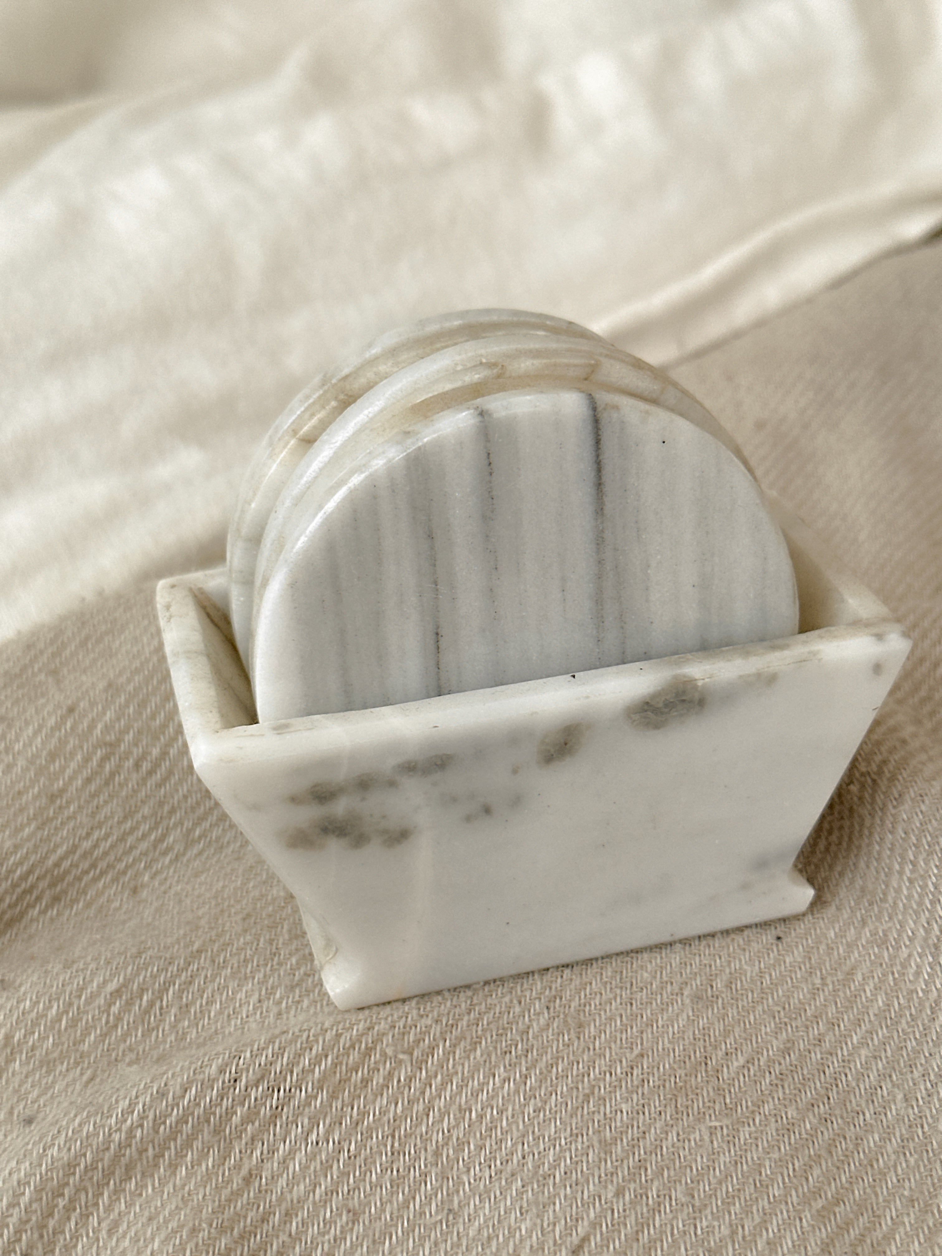 Marble Coasters Set