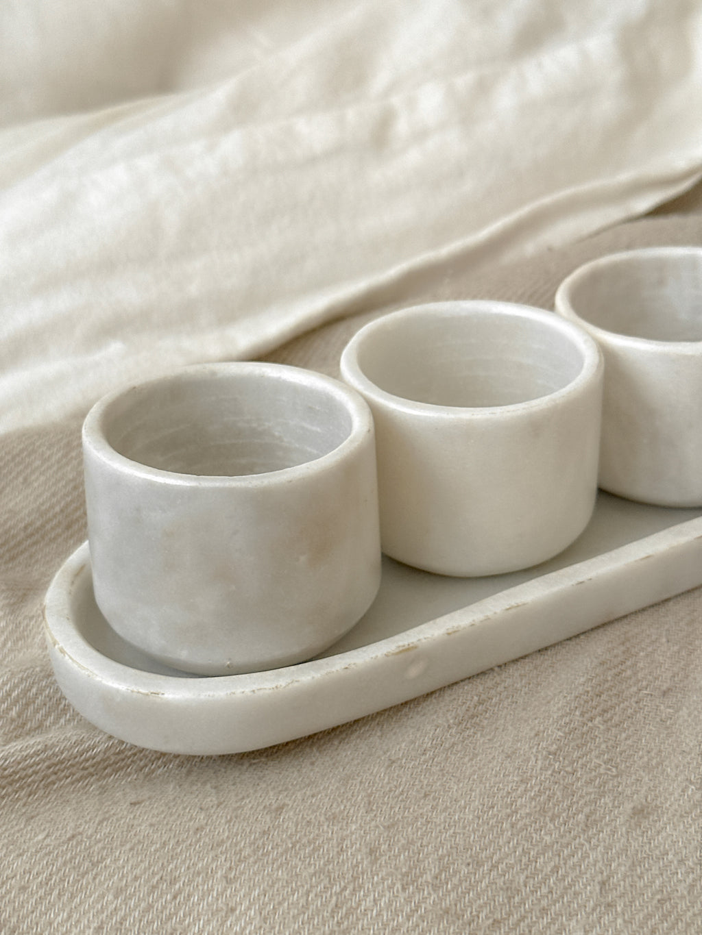 Marble Sauce Dish Set