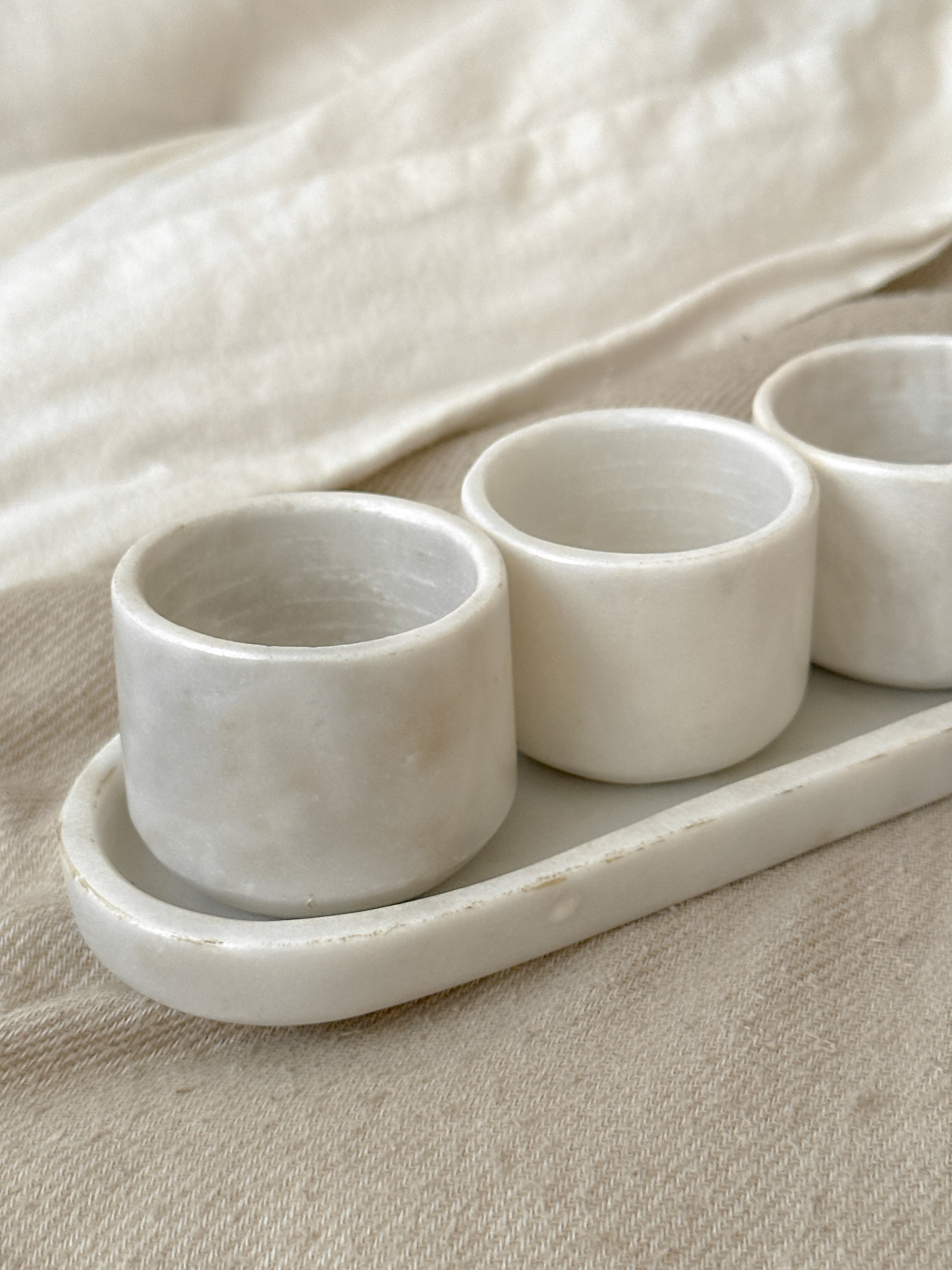 Marble Sauce Dish Set