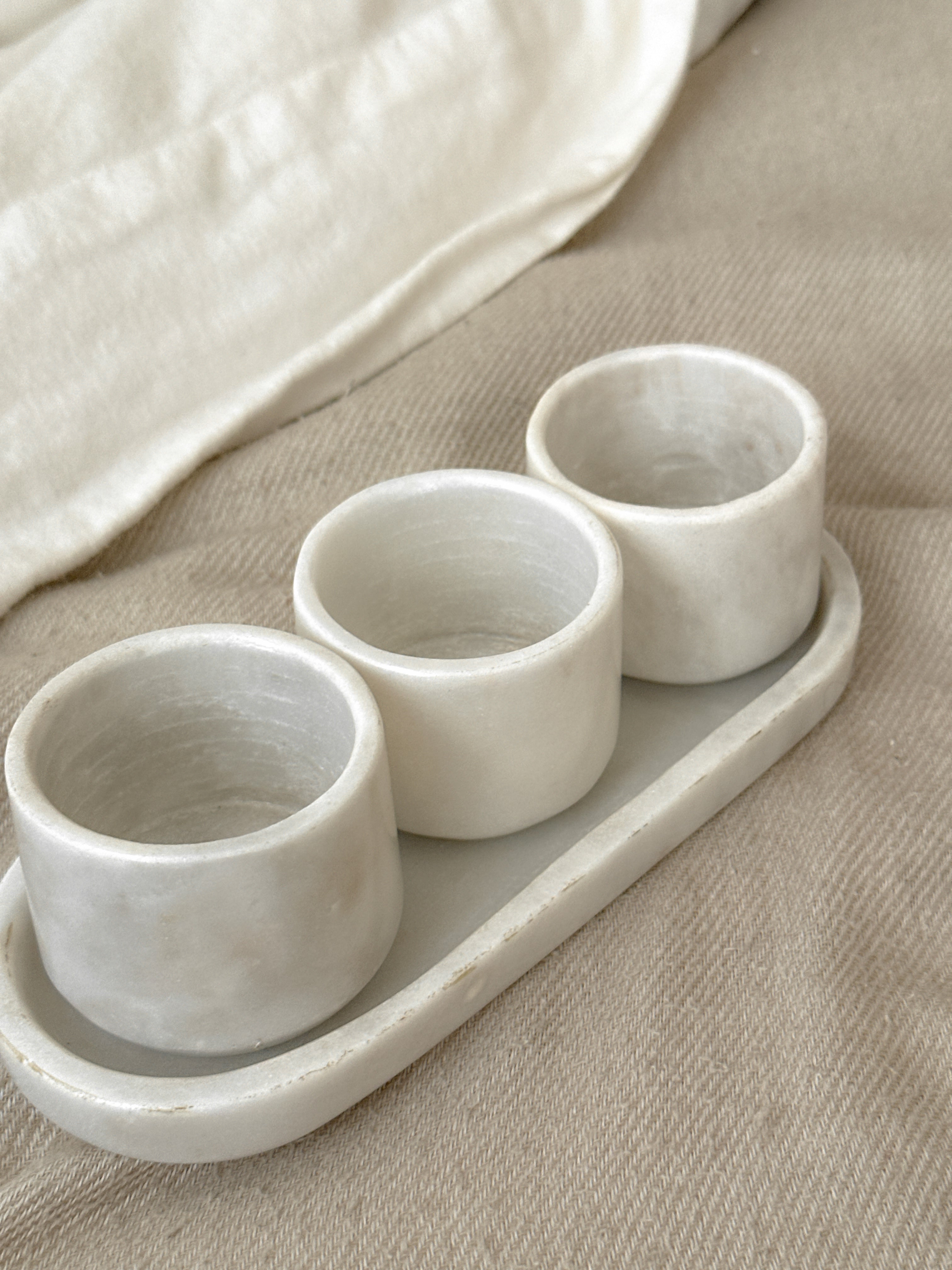 Marble Sauce Dish Set