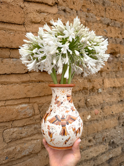 PRE-ORDEN Jarrón de flores Otomí (ENVÍO EN APROX. 6-12 SEMANAS)