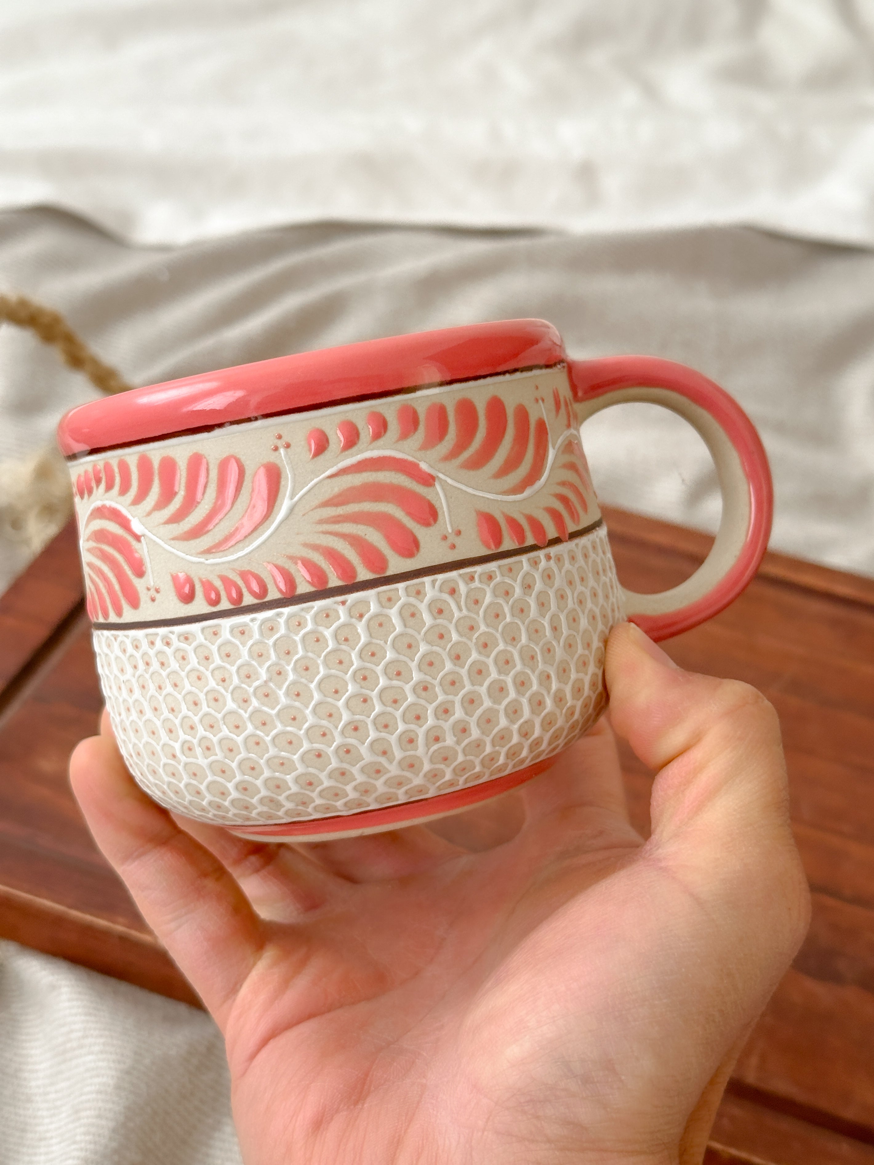 PRE-ORDER Raíces Pink Mug (SHIPS IN APPROX. 6-12 WEEKS)