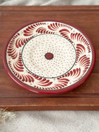 PRE-ORDER Raíces Red Wine Dessert Plate (SHIPS IN APPROX. 6-12 WEEKS)