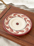 PRE-ORDER Raíces Red Wine Dessert Plate (SHIPS IN APPROX. 6-12 WEEKS)
