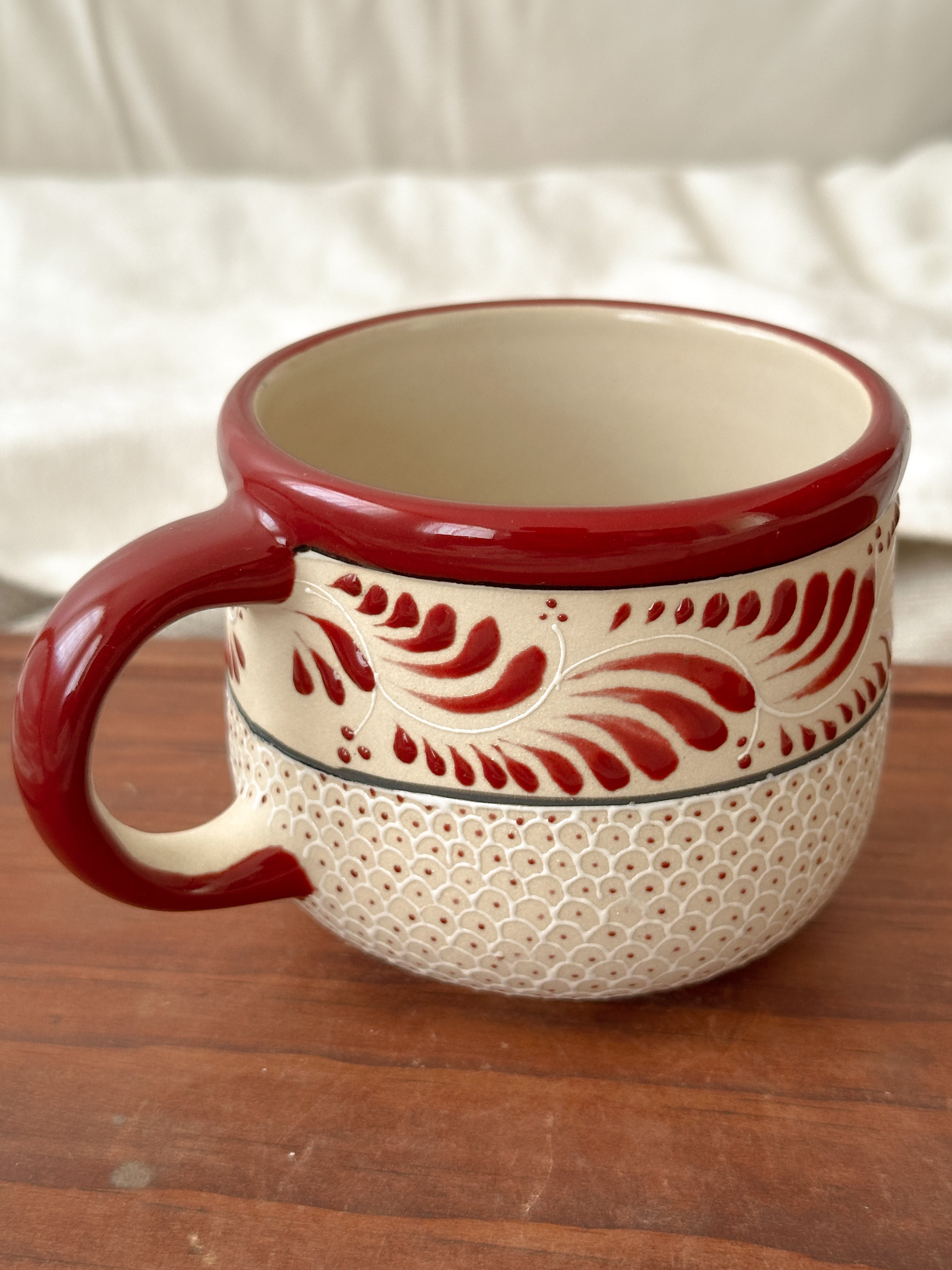 PRE-ORDER Raíces Red Wine Mug (SHIPS IN APPROX. 6-12 WEEKS)