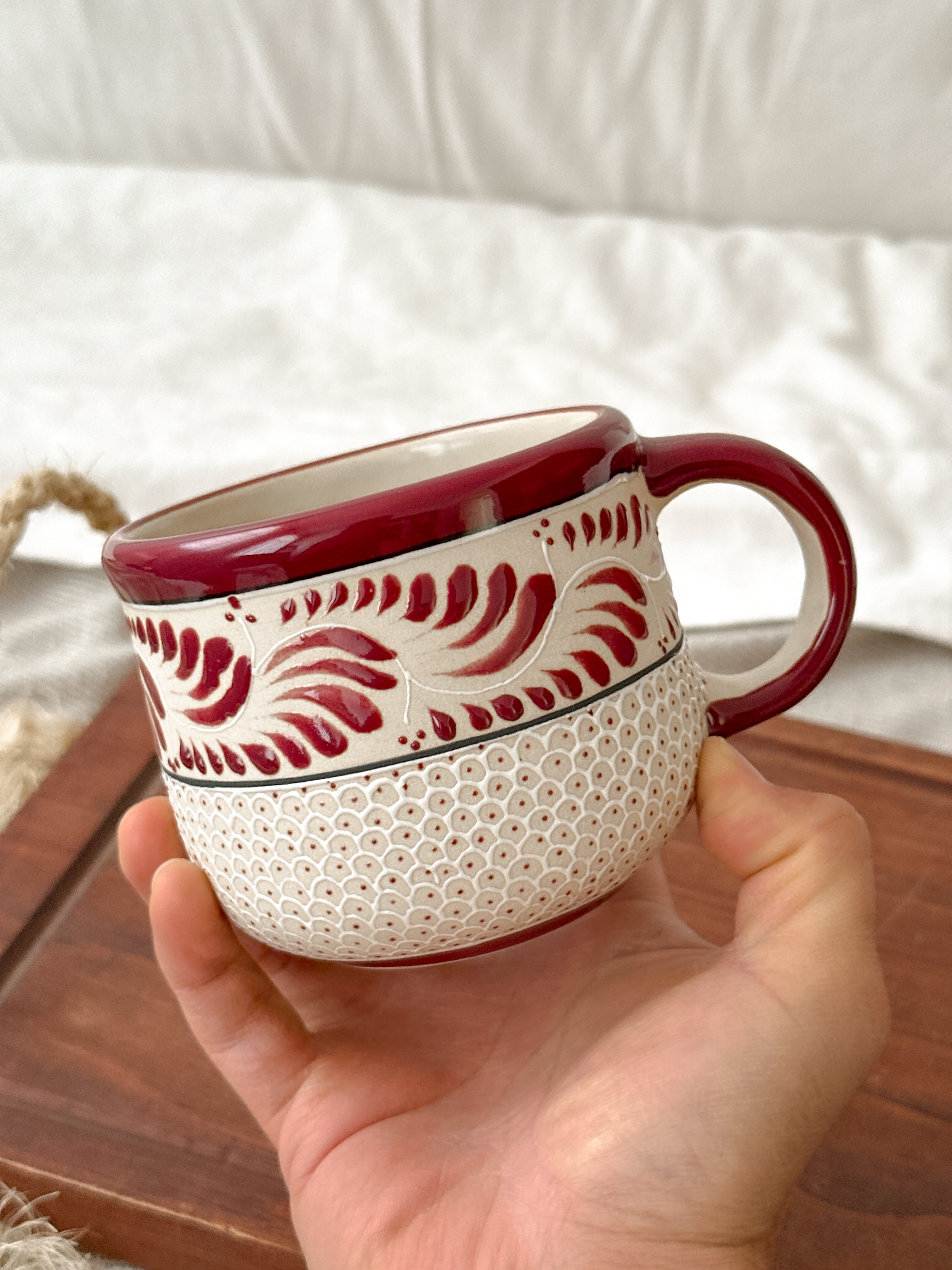 PRE-ORDER Raíces Red Wine Mug (SHIPS IN APPROX. 6-12 WEEKS)