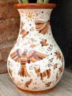 PRE-ORDER Otomi Flower Vase (SHIPS IN APPROX. 6- 12 WEEKS)