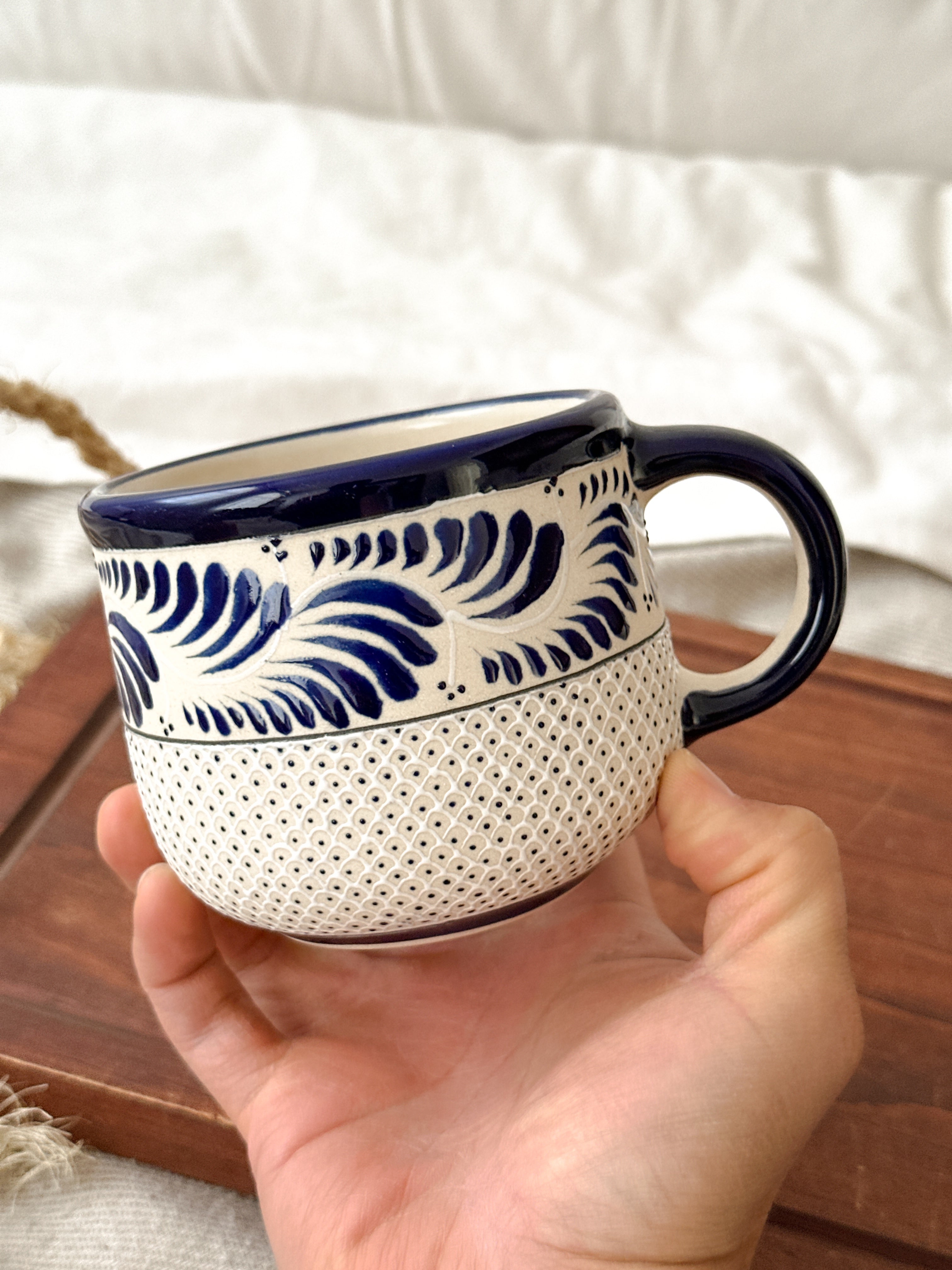 PRE-ORDER Raíces Blue Mug (SHIPS IN APPROX. 6-12 WEEKS)