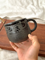 PRE-ORDER Raíces Black Mug (SHIPS IN APPROX. 6-12 WEEKS)