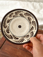 PRE-ORDER Raíces Brown Dessert Plate (SHIPS IN APPROX. 6-12 WEEKS)