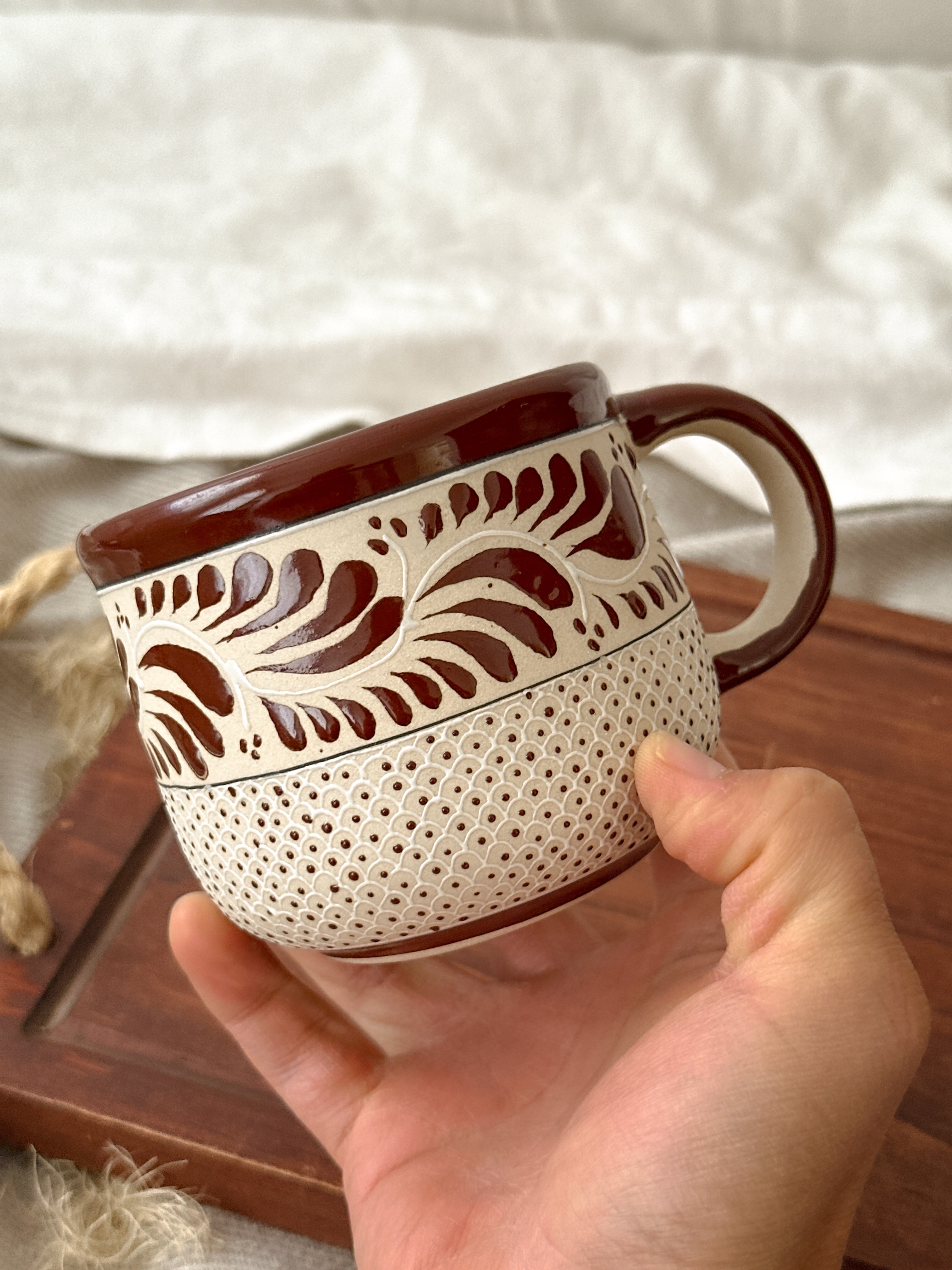 PRE-ORDER Raíces Brown Mug (SHIPS IN APPROX. 6-12 WEEKS)