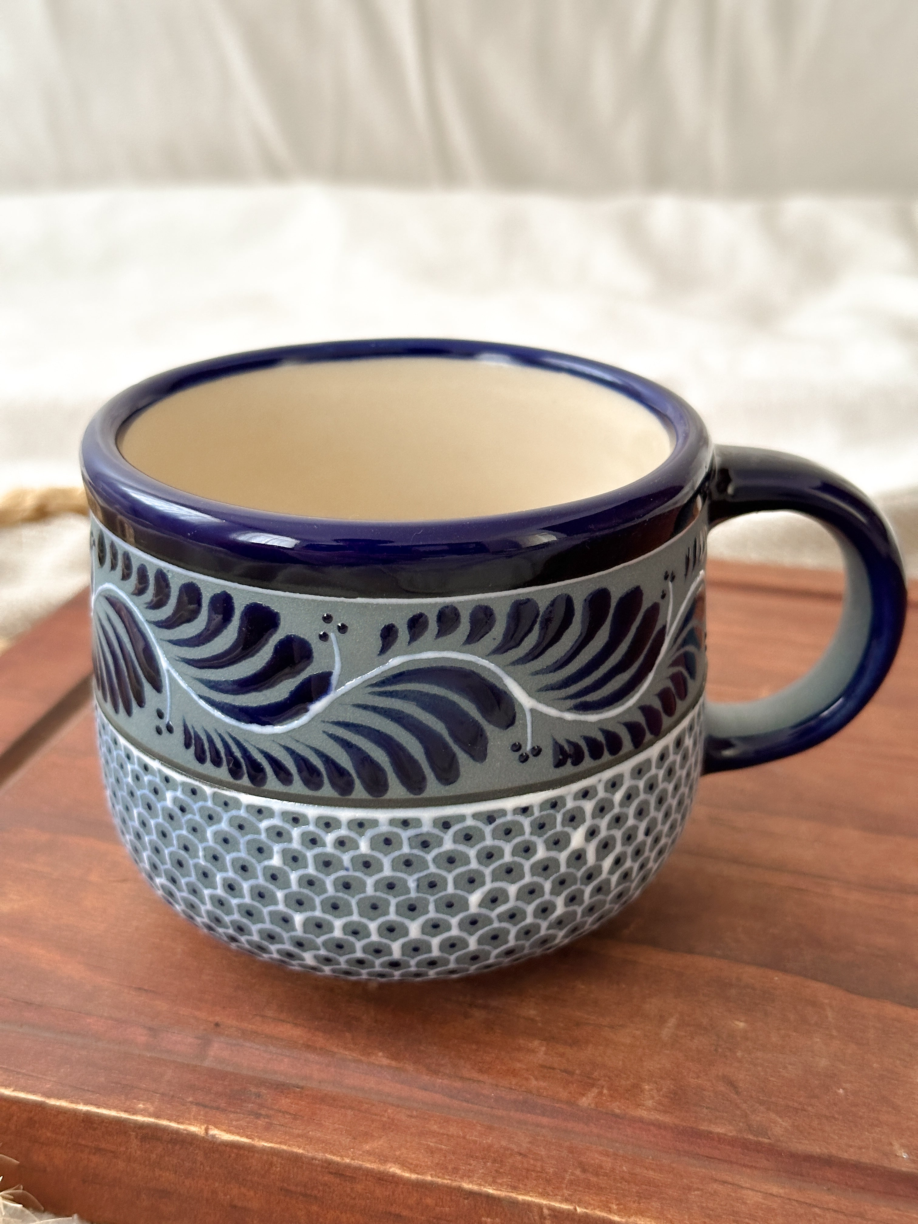 PRE-ORDER Raíces Royal Blue Mug (SHIPS IN APPROX. 6-12 WEEKS)