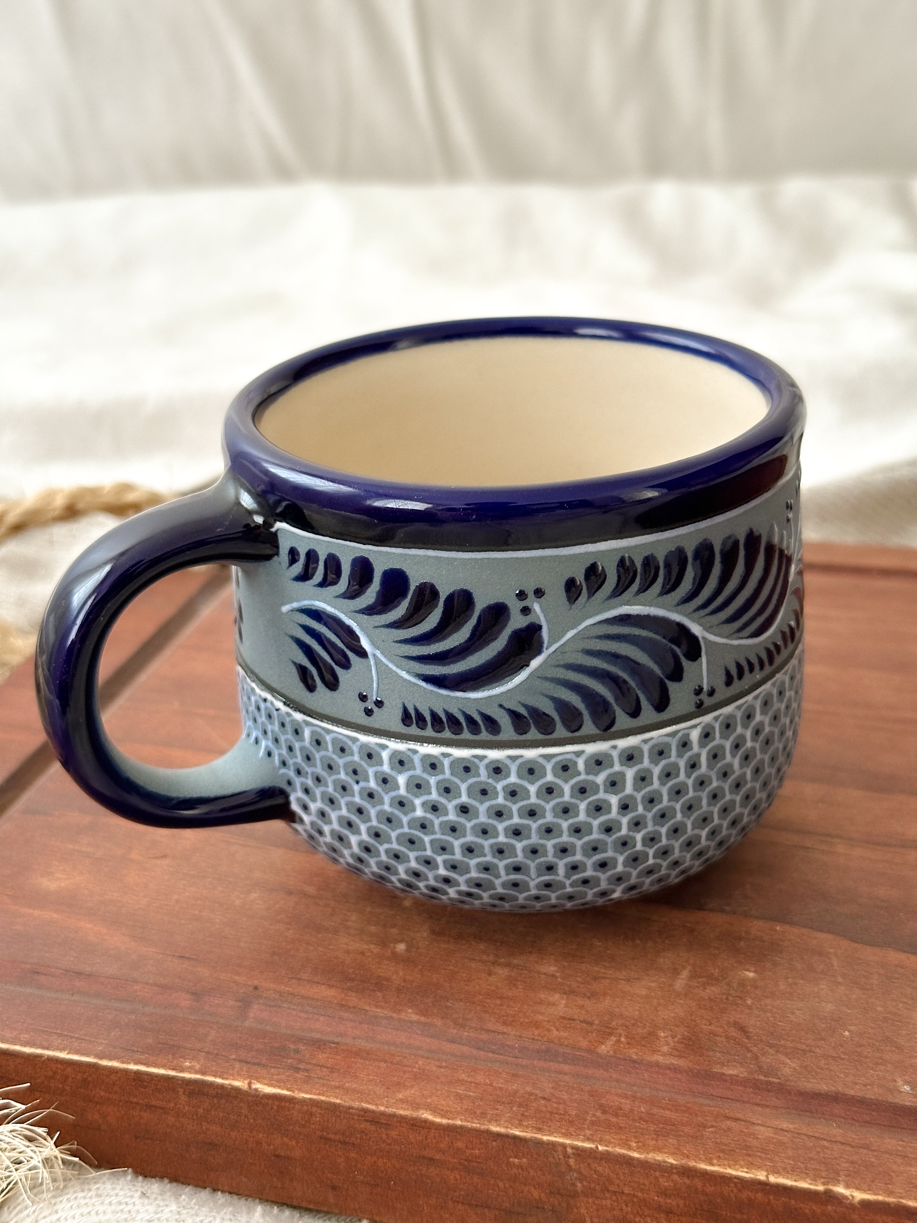 PRE-ORDER Raíces Royal Blue Mug (SHIPS IN APPROX. 6-12 WEEKS)