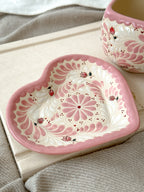 PRE-ORDER Tulip Heart Dessert Plate (SHIPS IN APPROX. 6-12 WEEKS)
