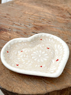 PEDIDO ANTICIPADO Plato de postre Corazones (ENVÍO EN APROX. 6-12 SEMANAS)