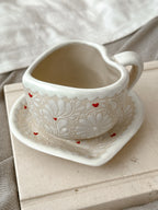 PRE-ORDER Amorcito Mug And Plate Set (SHIPS IN APPROX. 6-12 WEEKS)