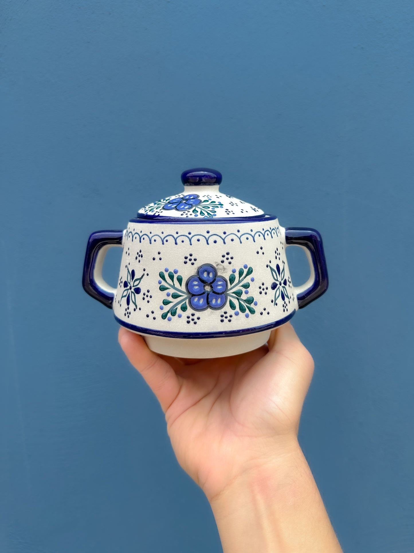 PRE-ORDER Blue Sugar bowl (SHIPS IN APPROX. 6- 12 WEEKS)