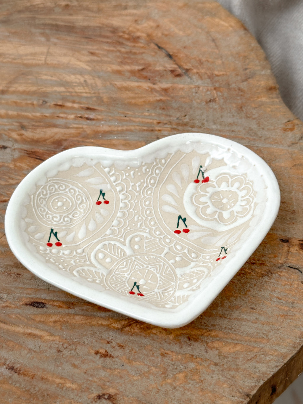 PRE-ORDER Cherry Desert Plate (SHIPS IN APPROX. 6-12 WEEKS)