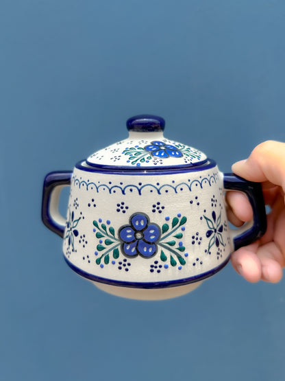 PRE-ORDER Blue Sugar bowl (SHIPS IN APPROX. 6- 12 WEEKS)