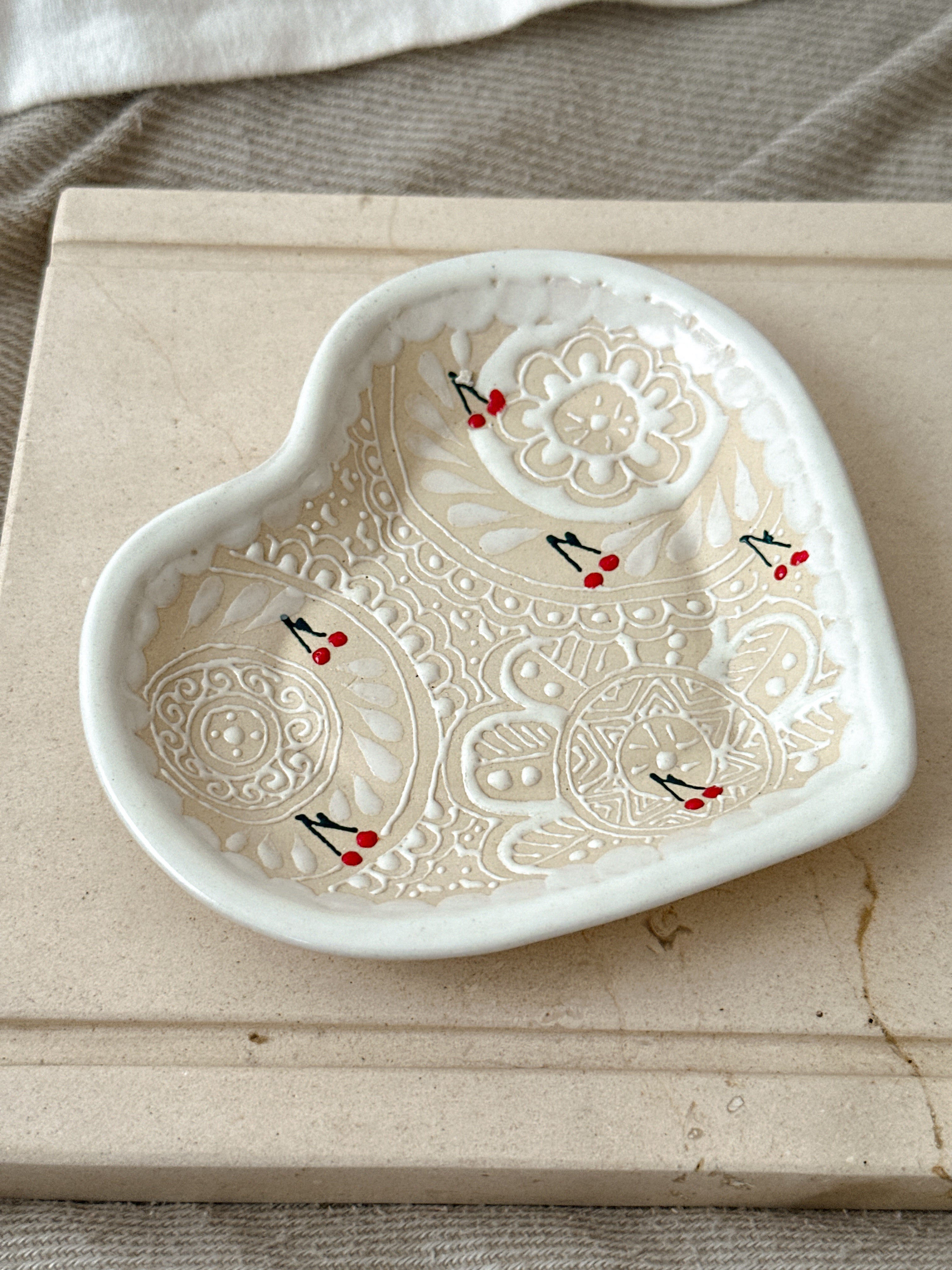 PRE-ORDER Cherry Desert Plate (SHIPS IN APPROX. 6-12 WEEKS)