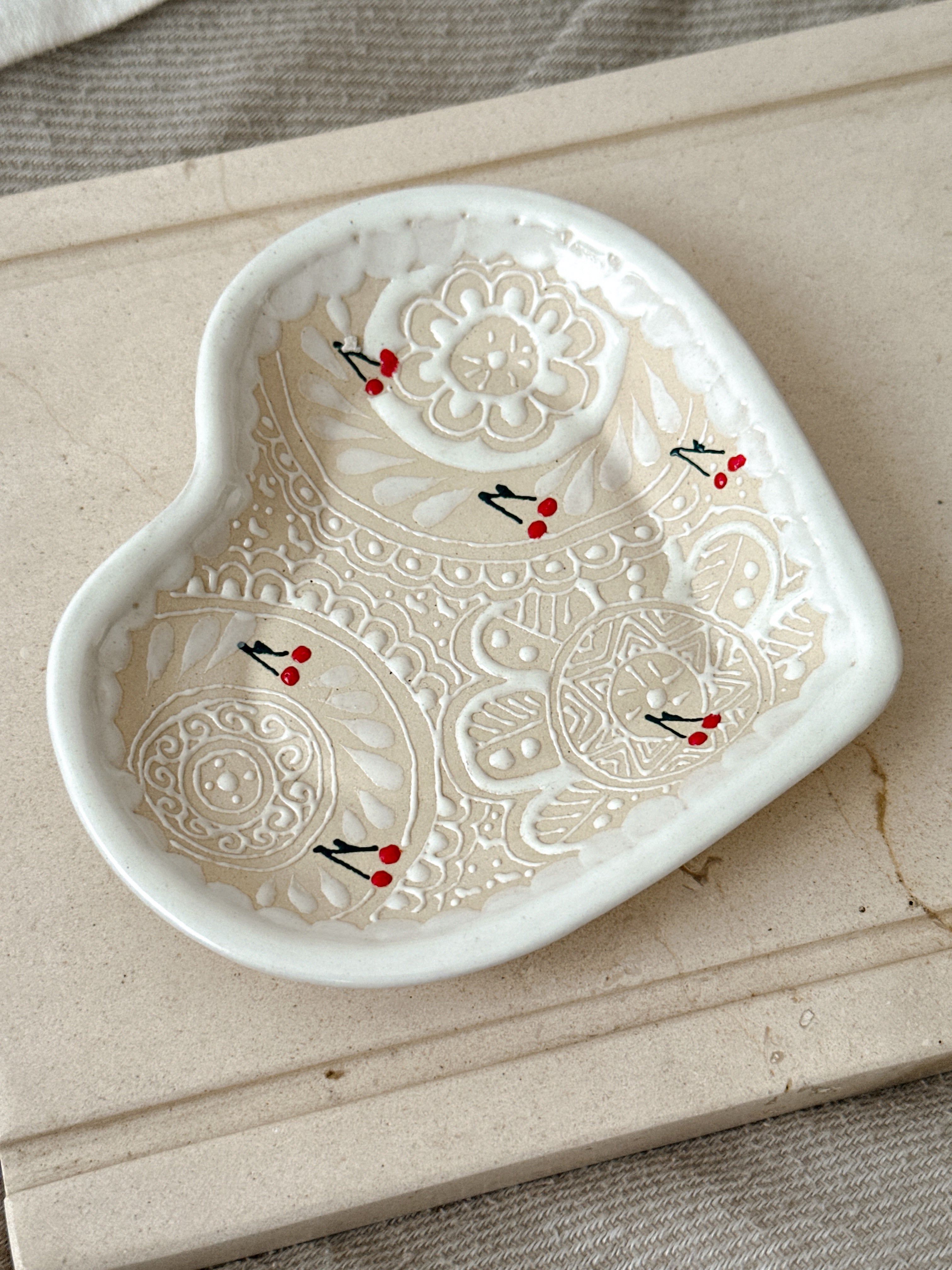 PRE-ORDER Cherry Desert Plate (SHIPS IN APPROX. 6-12 WEEKS)