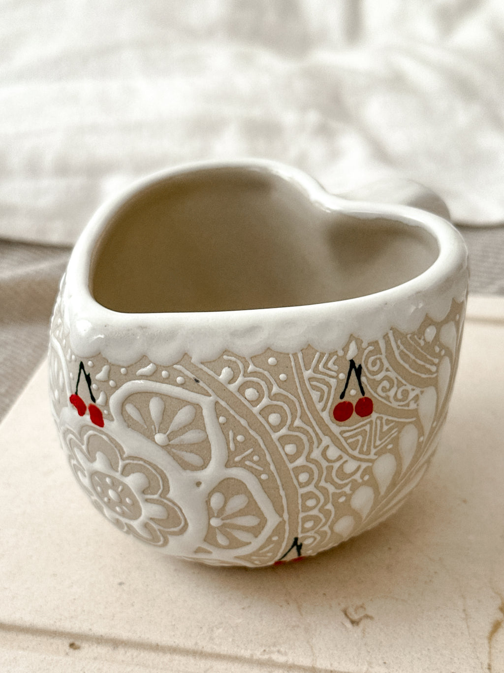 PRE-ORDER Cherry Mug (SHIPS IN APPROX. 6-12 WEEKS)