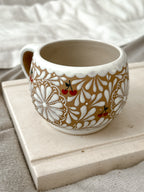 PRE-ORDER Brown Cherry Mug (SHIPS IN APPROX. 6-12 WEEKS)