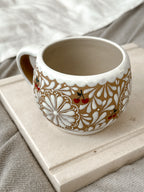 PRE-ORDER Brown Cherry Mug (SHIPS IN APPROX. 6-12 WEEKS)