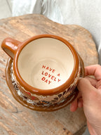 PRE-ORDER Teddy Bear Mug And Plate Set (SHIPS IN APPROX. 6-12 WEEKS)