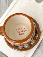 PRE-ORDER Teddy Bear Mug And Plate Set (SHIPS IN APPROX. 6-12 WEEKS)