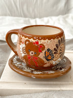 PRE-ORDER Teddy Bear Mug And Plate Set (SHIPS IN APPROX. 6-12 WEEKS)
