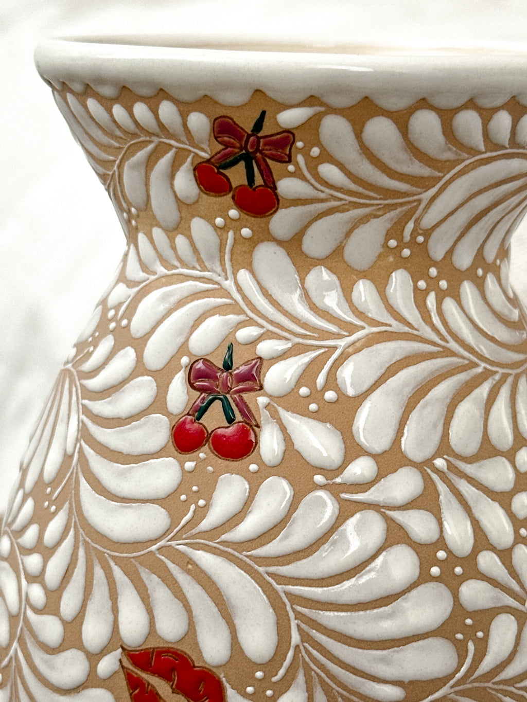 PRE-ORDER Cherry Kisses Flower Vase (SHIPS IN APPROX. 6-12 WEEKS)