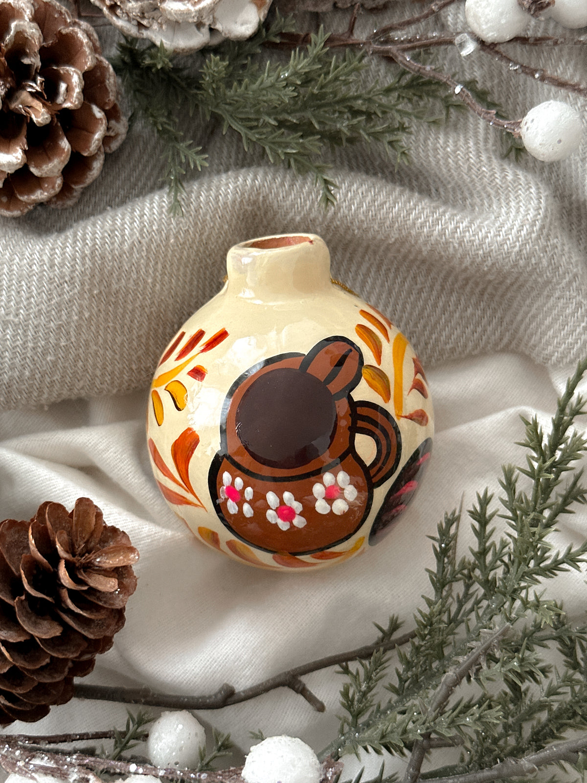 PRE-ORDER "Jarritos" Christmas Ornament (SHIPS IN APPROX. 6-12 WEEKS)