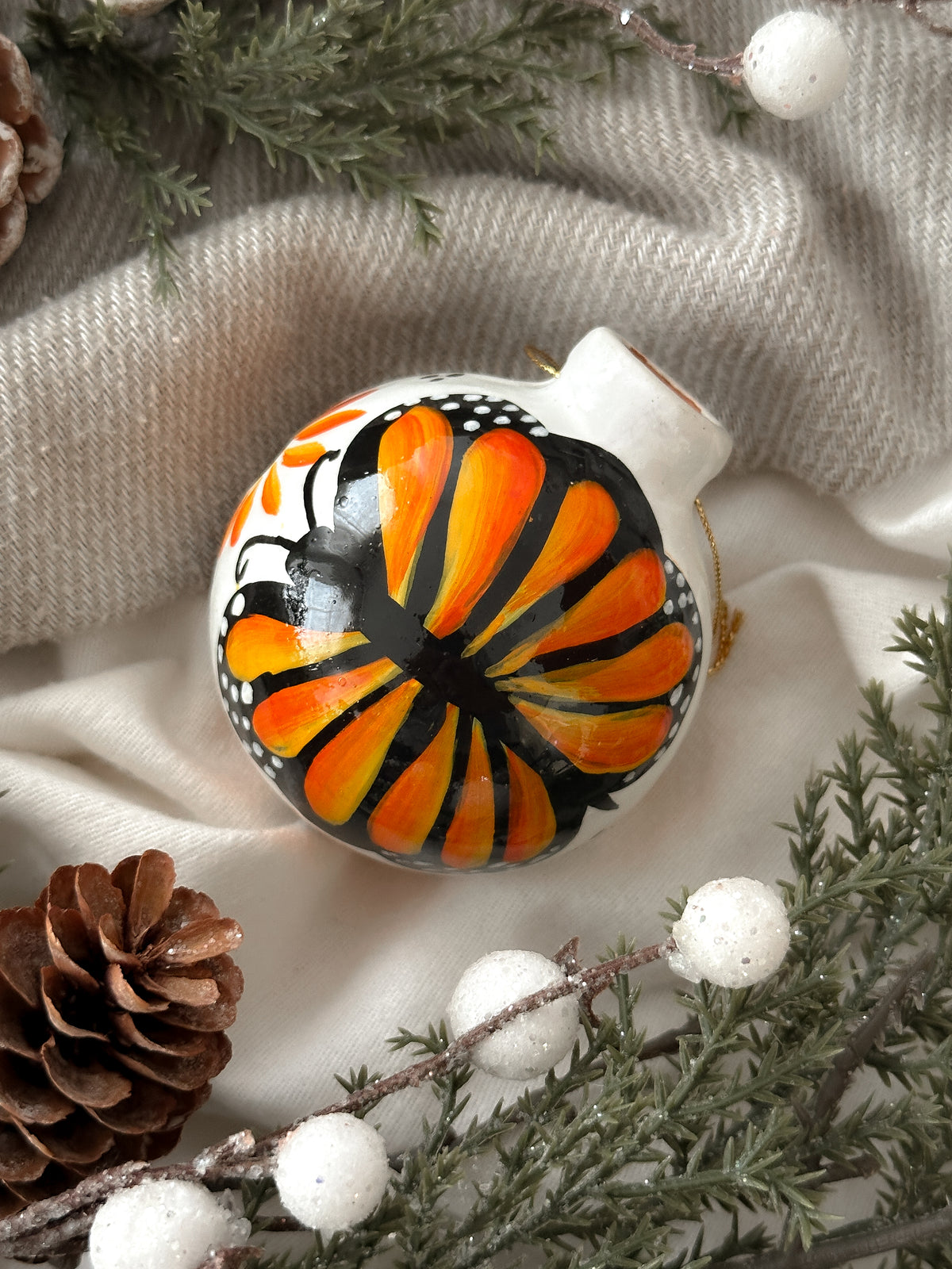 PRE-ORDER "Mariposas" Christmas Ornament (SHIPS IN APPROX. 6-12 WEEKS)
