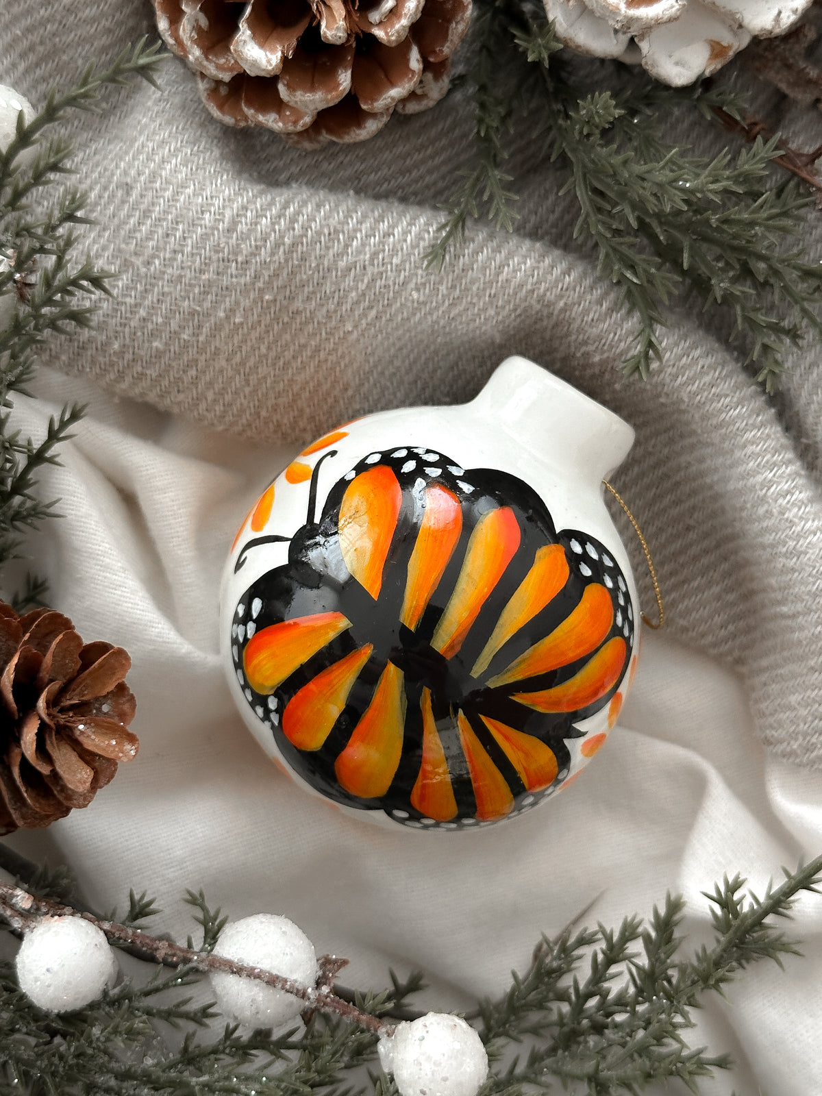 PRE-ORDER "Mariposas" Christmas Ornament (SHIPS IN APPROX. 6-12 WEEKS)