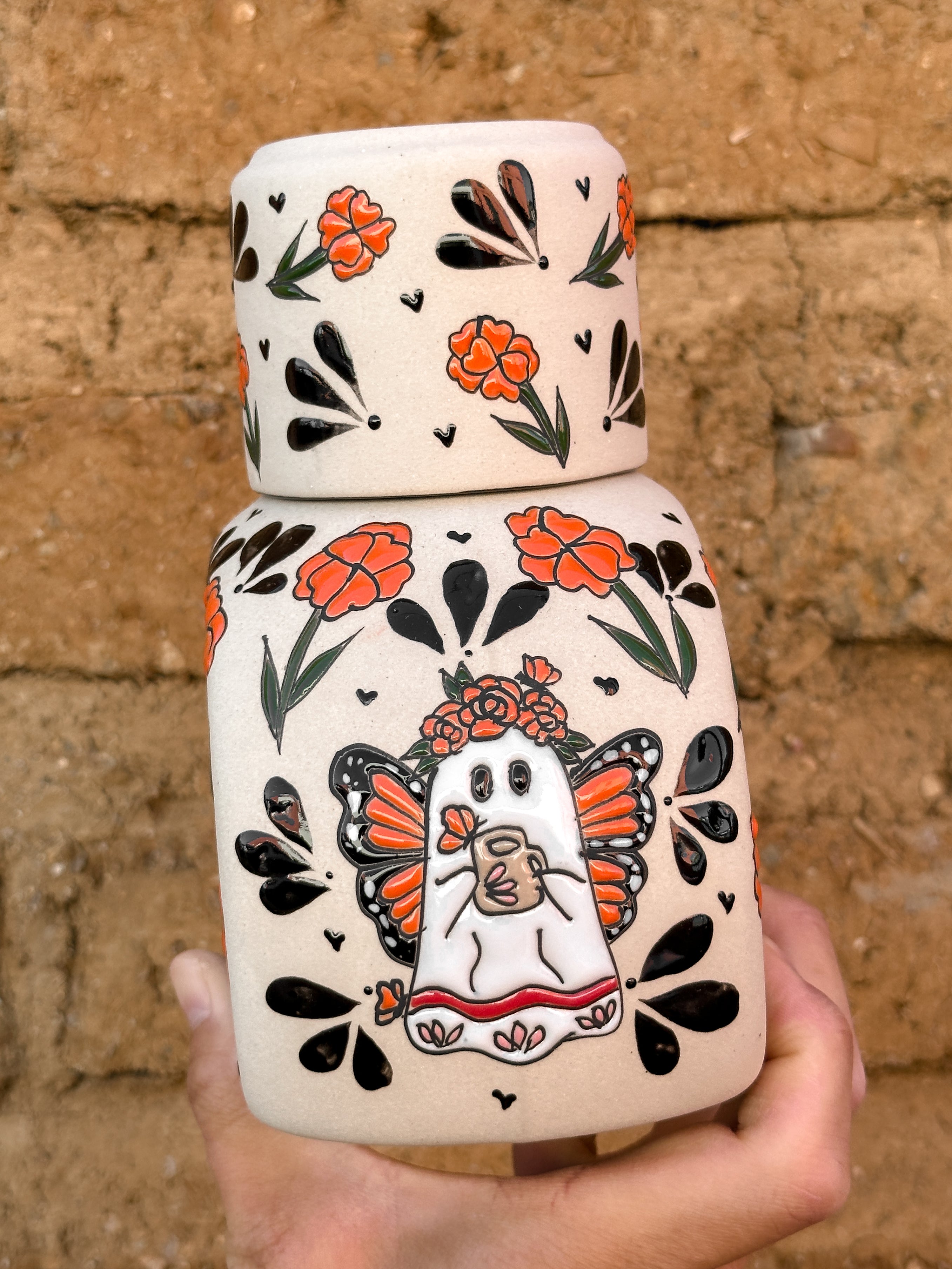 PRE-ORDER Butterfly Ghost Tequilero (SHIPS IN APPROX. 6-12 WEEKS)