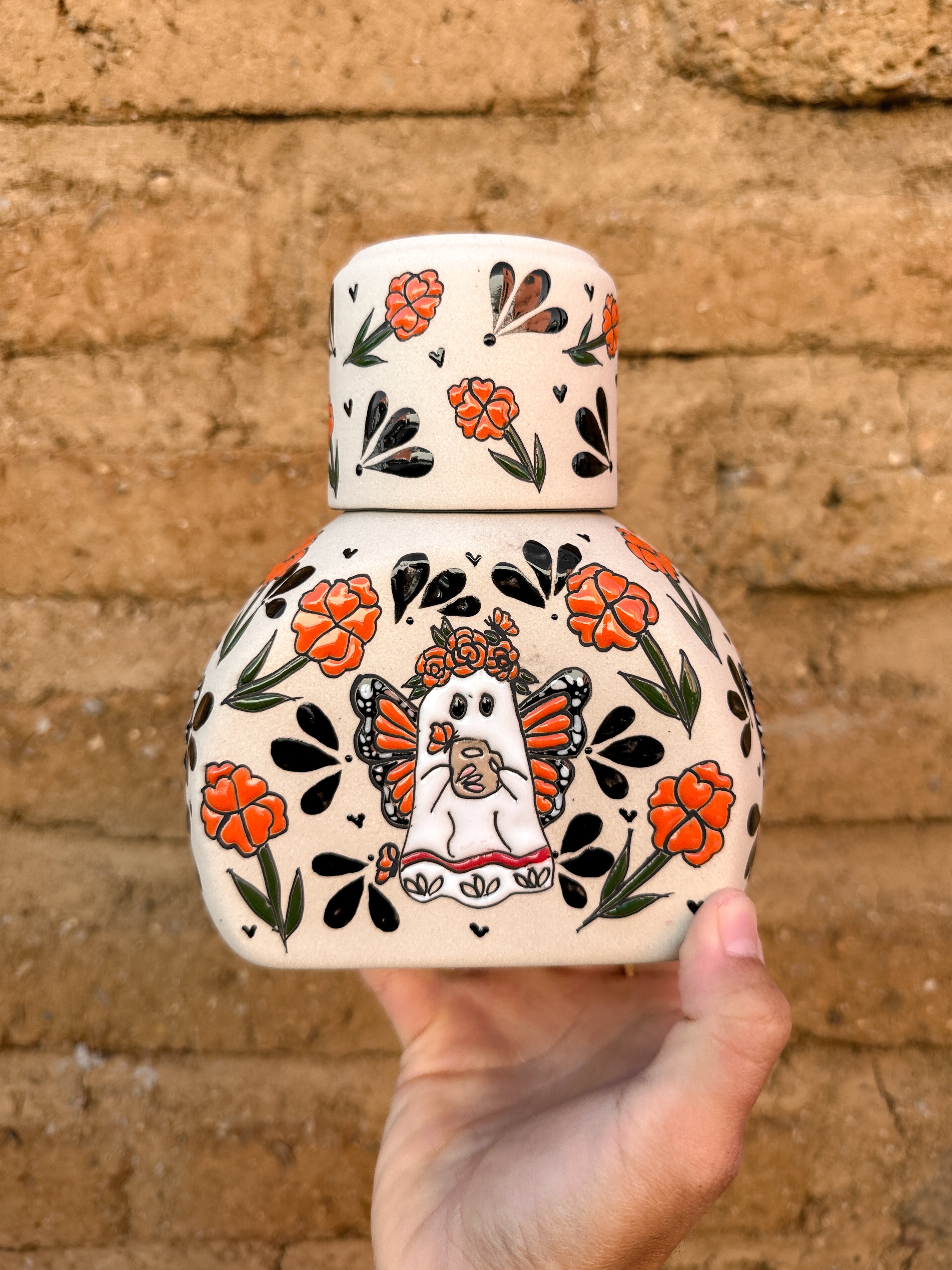 PRE-ORDER Butterfly Ghost Tequilero (SHIPS IN APPROX. 6-12 WEEKS)