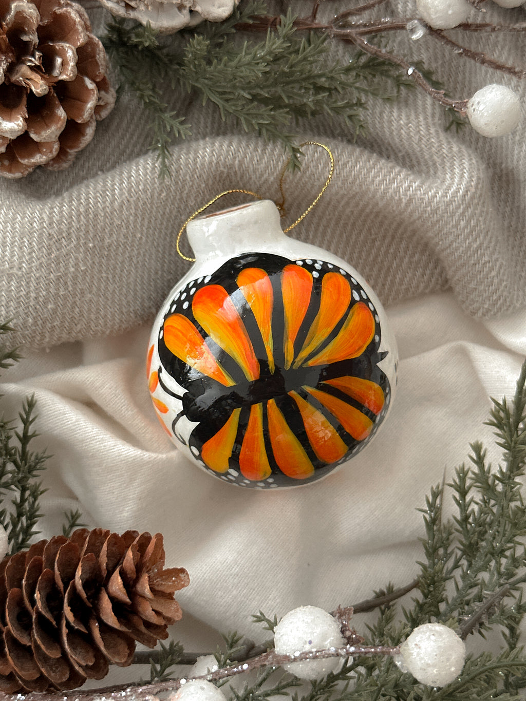 PRE-ORDER "Mariposas" Christmas Ornament (SHIPS IN APPROX. 6-12 WEEKS)