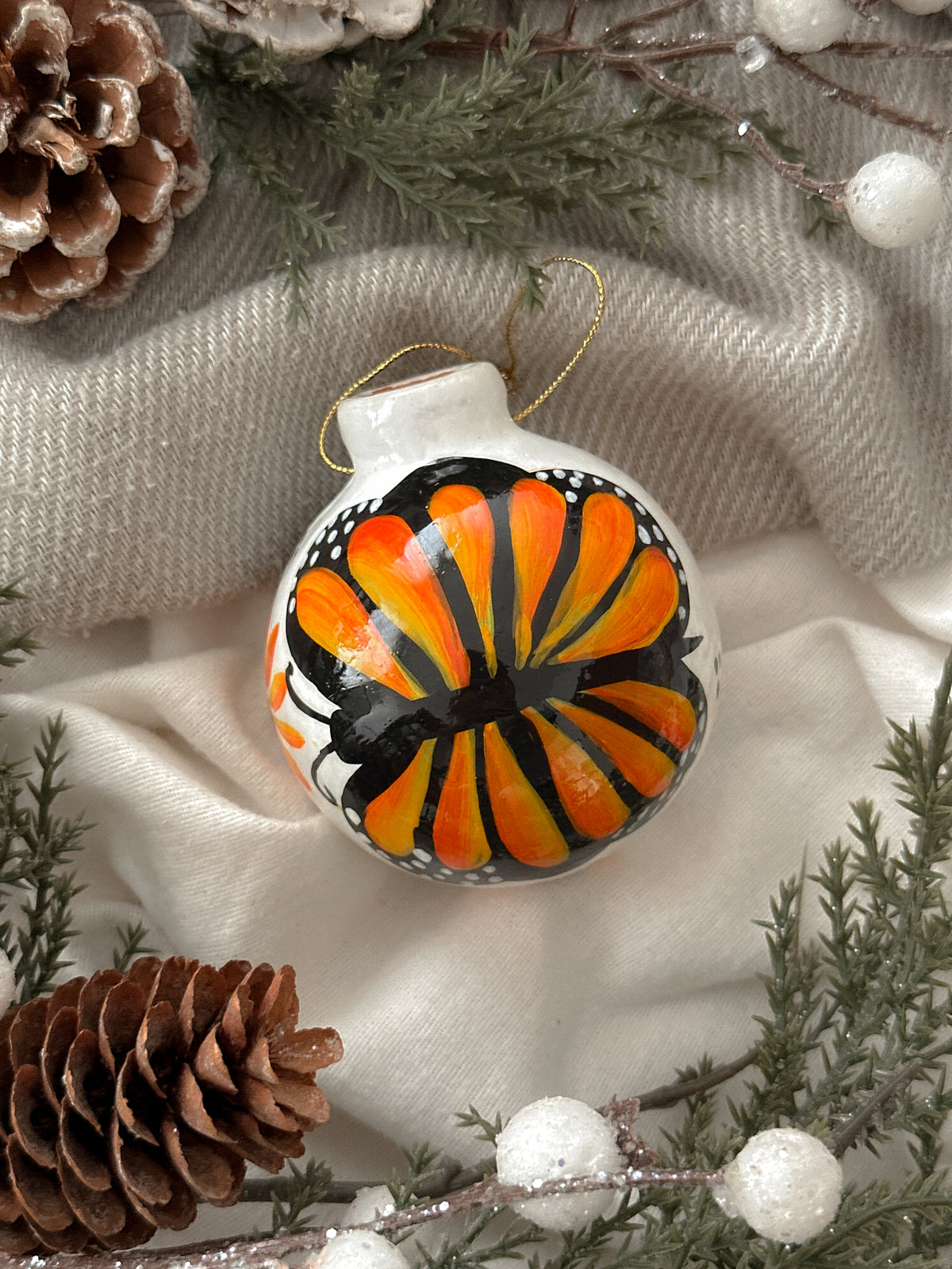 PRE-ORDER "Mariposas" Christmas Ornament (SHIPS IN APPROX. 6-12 WEEKS)