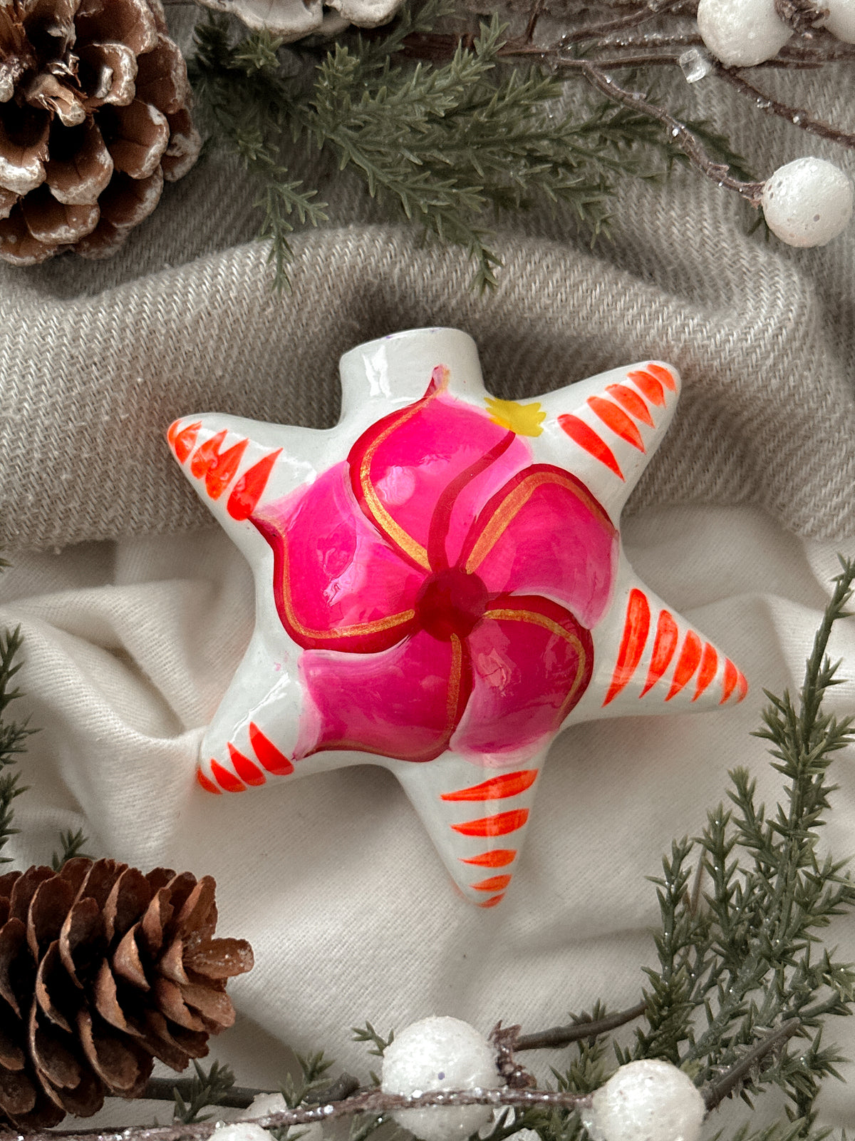 PRE-ORDER "Estrellas" Christmas Ornament (SHIPS IN APPROX. 6-12 WEEKS)